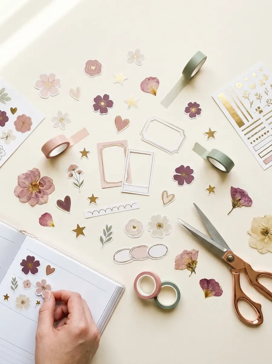 The Finishing Touch Kit — stickers, frames and decorative elements