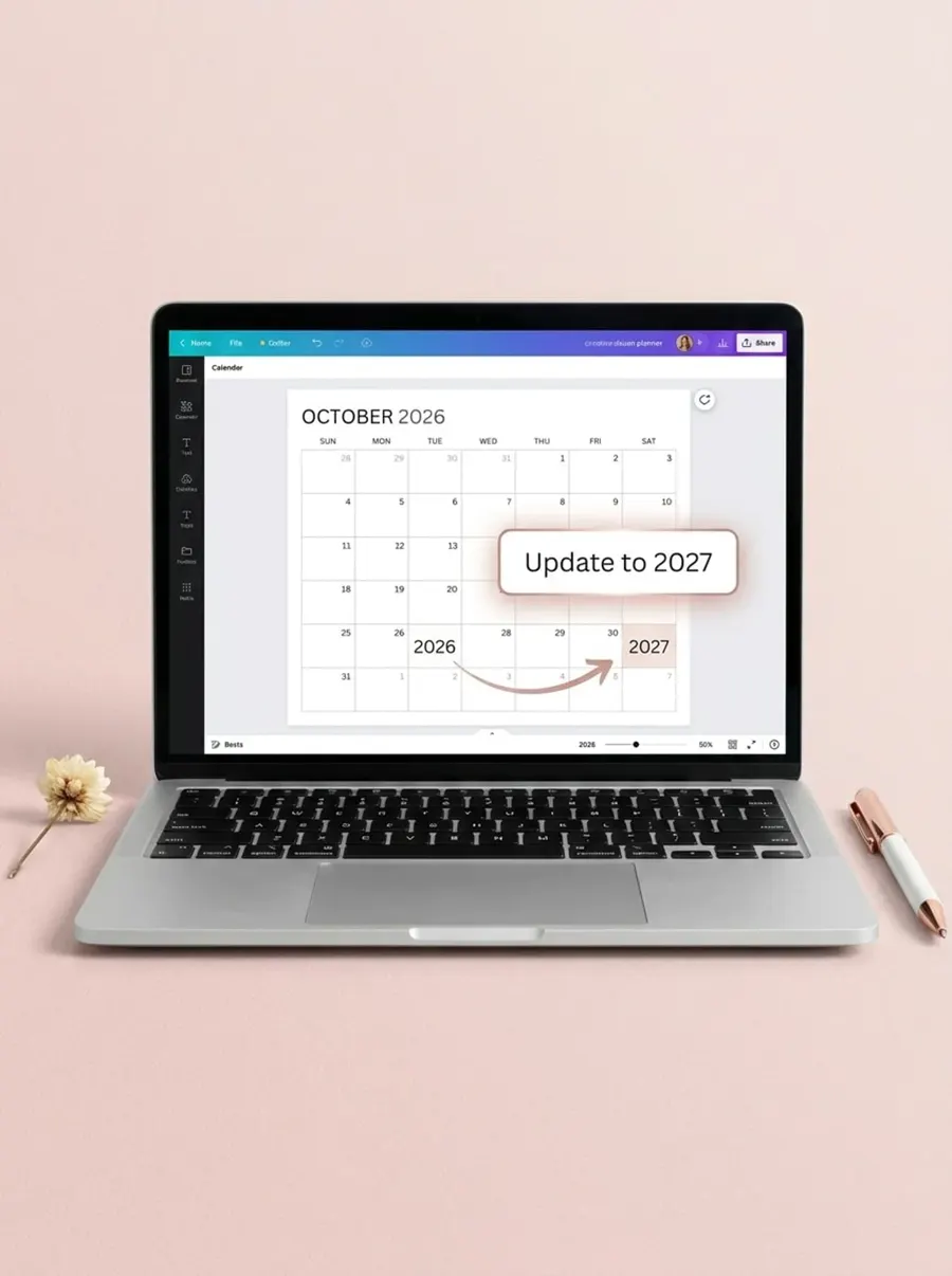 The Planner Method — every date updates with one click