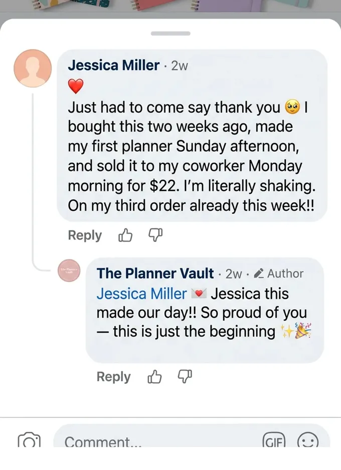Customer message 1